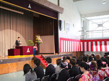 松本筑摩高等学校：夜間部卒業式